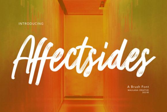 Affectsides: A Flowing Script Font for Modern Branding