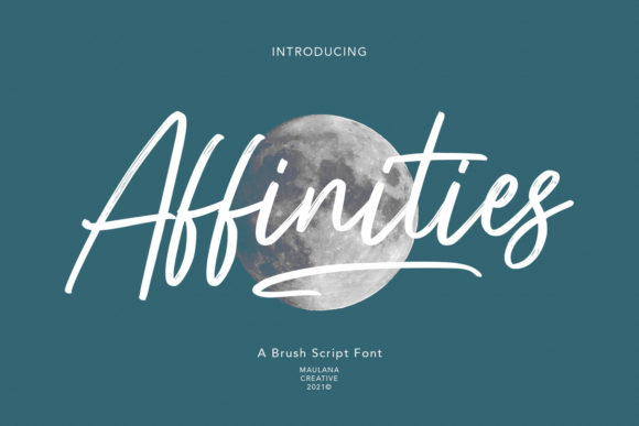 Affinities: A Script Font for Clear Campaigns