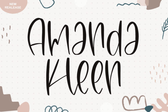 Amanda Kleen: A Refined Script Typeface for Web Design