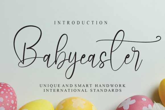 Babyeaster: A Delicate Script Font for Editorial Design