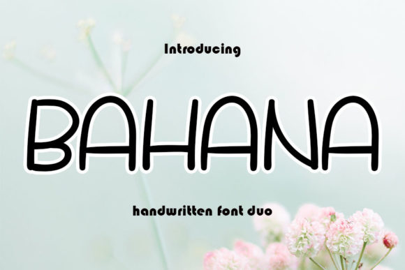 Bahana: A Refined Script Font for Editorial Design