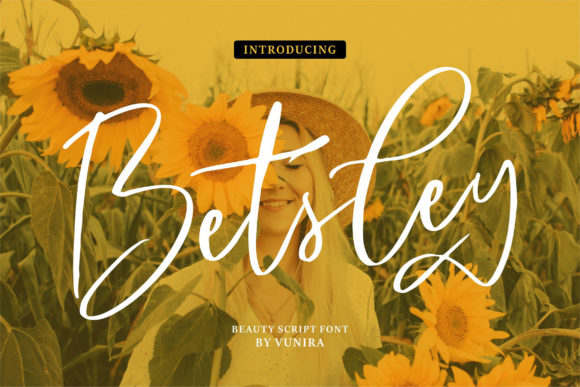 Betsley: A Whimsical Script Font for Editorial Design