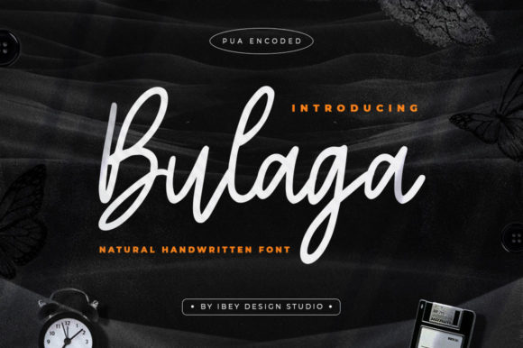 Bulaga: A Delicate Script Font for Handmade Brands