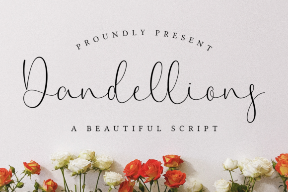 Dandellions: A Dainty Script Font for Crafters