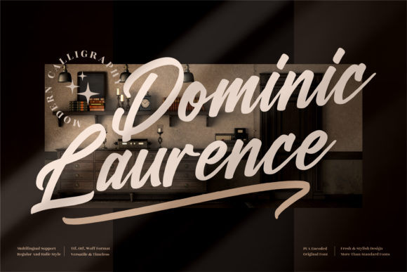 Dominic Laurence: A Script Font for Editorial Grace