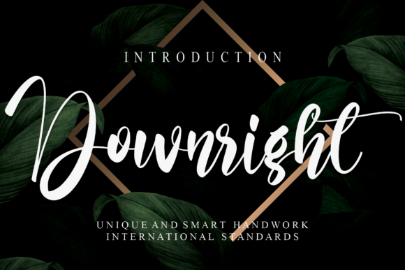 Downright Font Review: A Handwritten Script for Branding