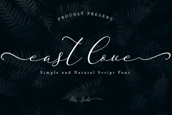 East Love: A Whimsical Script Font for Makers
