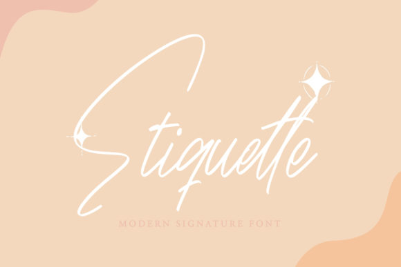 Etiquette: A Delicate Script Font for Elegant Branding