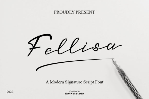Fellisa: A Script Font for Elegant Branding