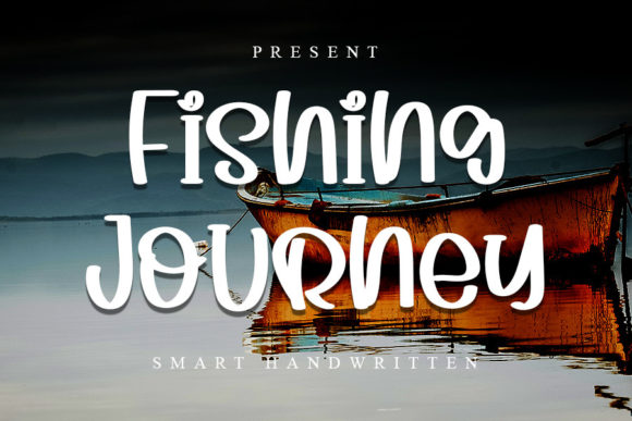 Fishing Journey: A Script Font for Digital Design