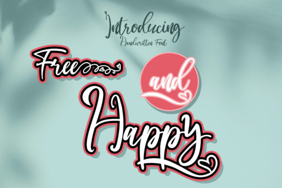 Free and Happy: A Joyful Script Font for Editorial Design