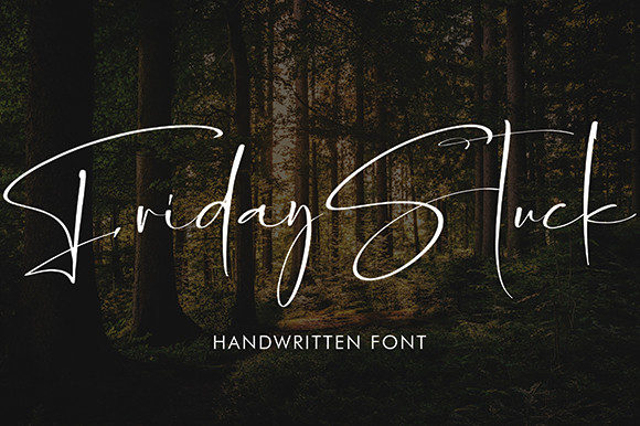 Friday Stuck: A Delicate Script Font for Modern Brands