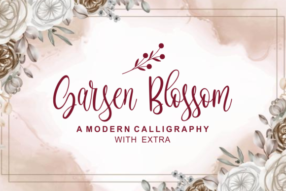 Garsen Blossom: A Playful Script Font for Branding