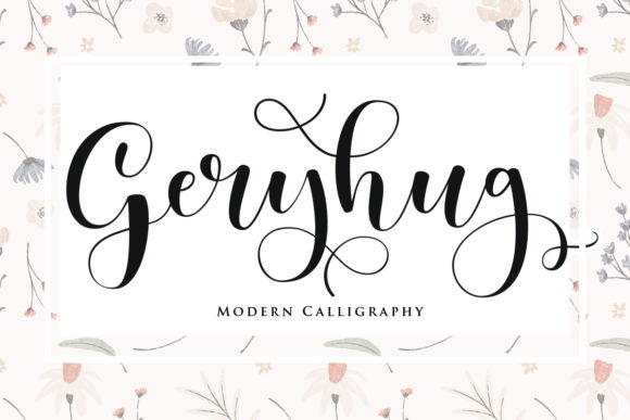 Geryhug: The Script Font That Elevates Brand Identity