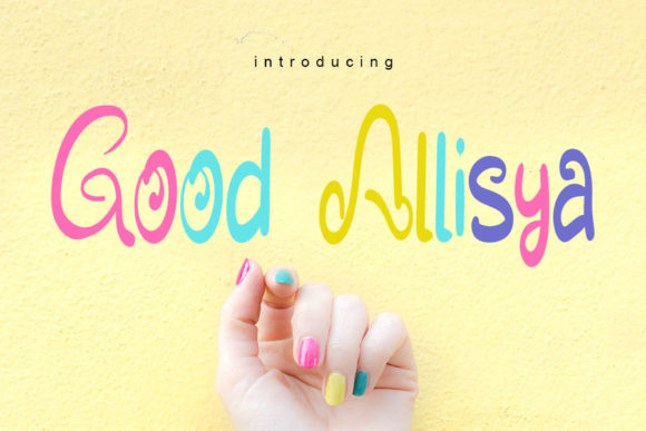 Good Allisya Font: A Chic Script for Elegant Branding