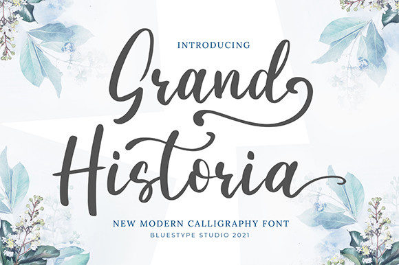 Grand Historia: A Premium Script Font for Editorial Design