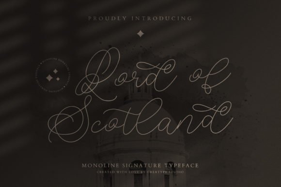 Lord of Scotland: A Script Font for Brand Identity