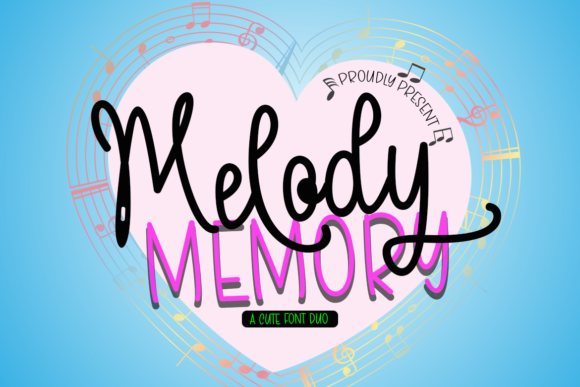 Melody Memory: A Versatile Web Font Duo