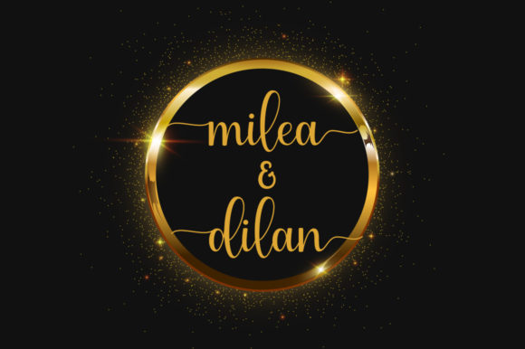 Milea Dilan: A Romantic Script Font for Branding