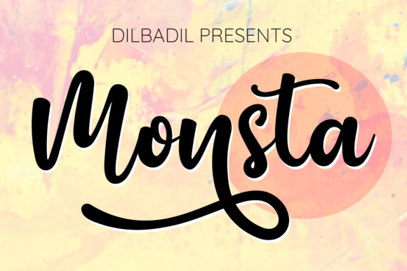 Monsta: A Refined Script Font for Editorial Design