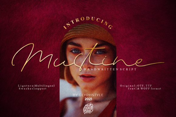 Mustine Font: A Delicate Script for Elegant Web Design