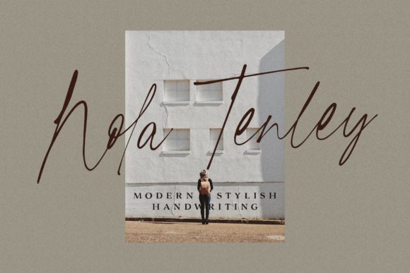 Nola Tenley Font for Handmade Brands