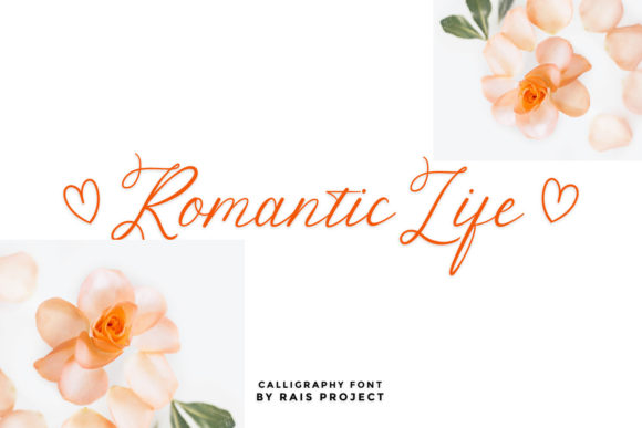 Romantic Life: An Elegant Script Font for Editorial Design