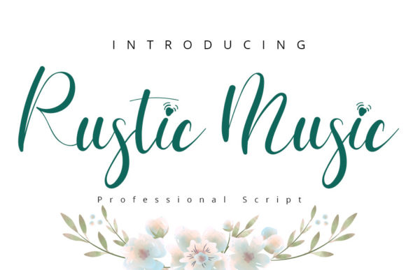 Rustic Music: A Script Font for Editorial Warmth