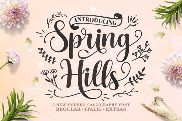 Spring Hills Font: Elevate Your Campaign Visuals