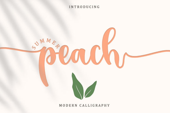 Summer Peach: A Script Font for Polished Brands