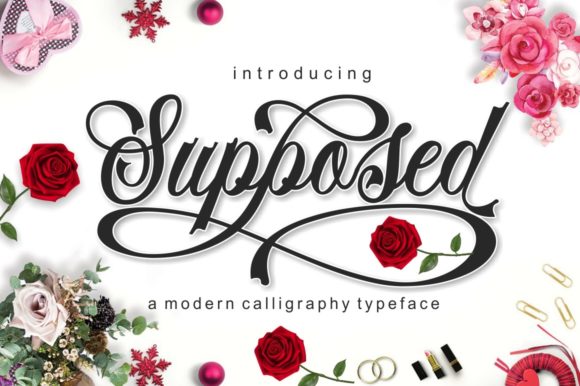 Supposed: A Romantic Script Font for Bold Campaigns
