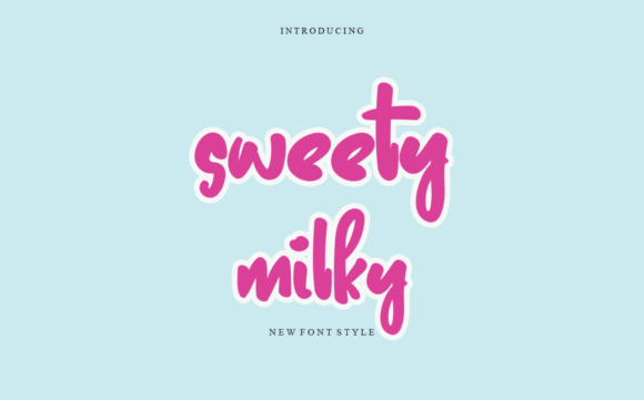 Sweety Milky: A Script Font for Modern Branding