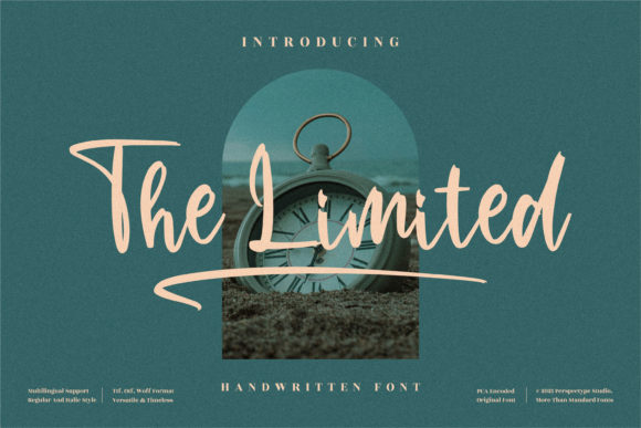 The Limited Script Font for Elegant Web Design