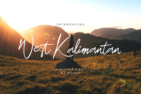 West Kalimantan Font: A Relaxed Script for Modern Branding