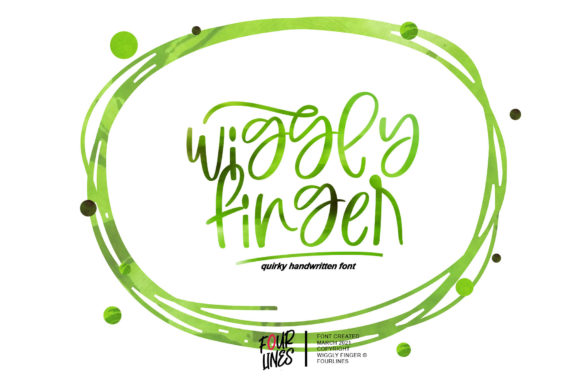 Wiggly Finger Font for Playful Web Design